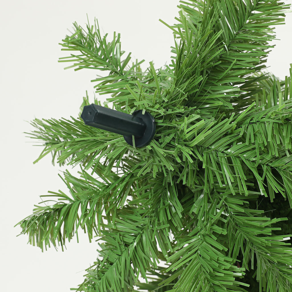 Whimsical green pencil Christmas tree with curled top, image 4 of 5