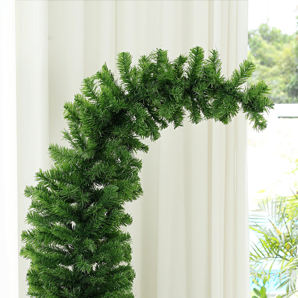Whimsical green pencil Christmas tree with curled top, image 3 of 5