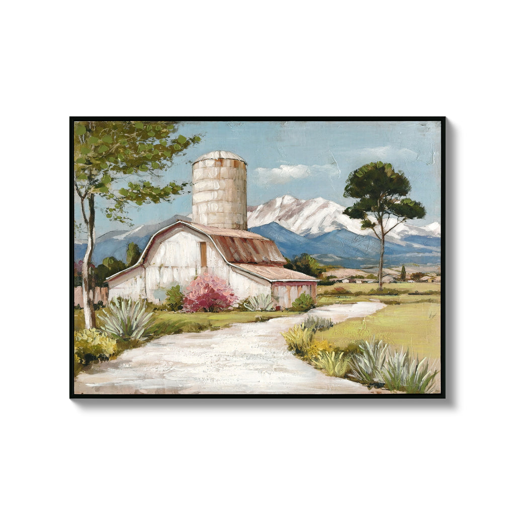 Framed farmhouse barn landscape canvas art, image 3 of 4