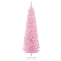 Slim pink pencil Christmas tree, 6 ft, image 1 of 5
