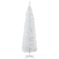 Slim white pencil Christmas tree, 7 ft, image 1 of 4