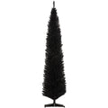 Slim black pencil Christmas tree, 8 ft, image 1 of 4