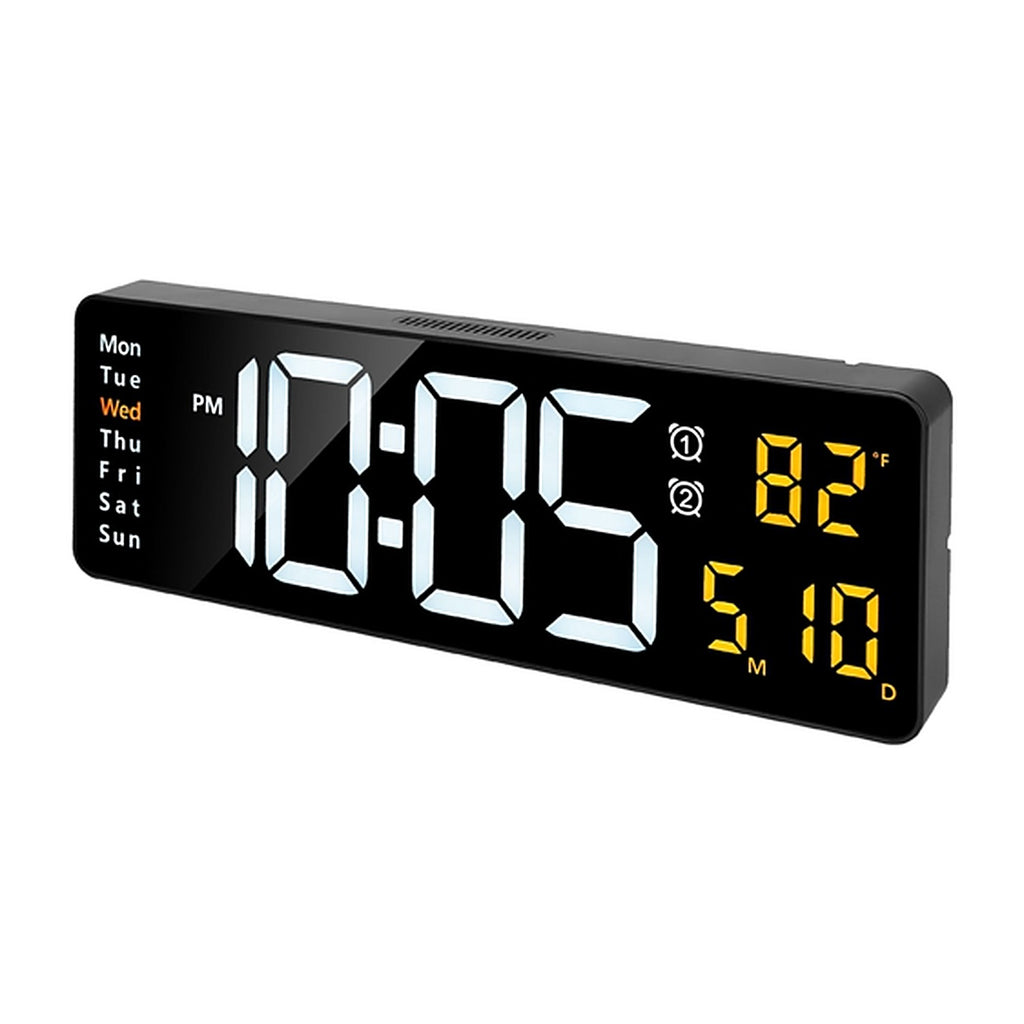 15.7 in LED digital wall clock with remote, image 1 of 7