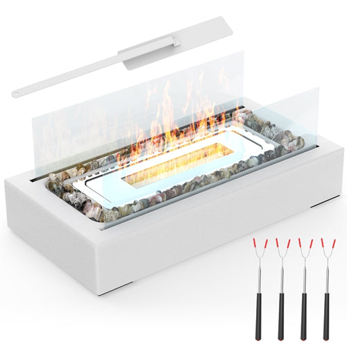 Smokeless tabletop fire pit with roasting sticks, image 2 of 8