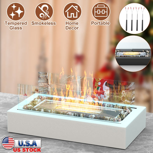 Smokeless tabletop fire pit with roasting sticks, image 5 of 8