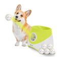 green automatic dog ball launcher with 6 balls, image 1 of 10