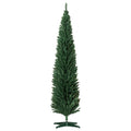 Slim green pencil Christmas tree, 8 ft, image 1 of 4