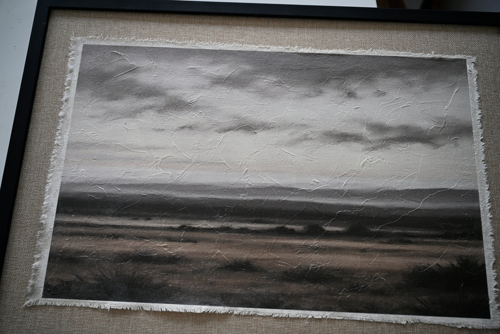 Vintage grassland landscape framed wall art, image 3 of 5